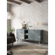 Buffet PISCO - Chêne & Laque vert de gris - 165 cm