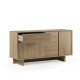 Buffet TOSCA - Chêne miel naturel - 3 portes 1 tiroir - 146 cm