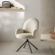 Fauteuil pivotant CLEO - Crème