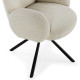 Fauteuil pivotant CLEO - Crème