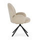 Fauteuil pivotant CLEO - Crème