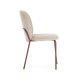 Chaise LOVA — Cream & Terracotta