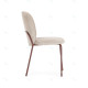 Chaise LOVA — Cream & Terracotta
