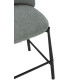 Tabouret de bar HIZY - Toile piquée Pastel Mint