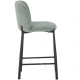 Tabouret de bar HIZY - Toile piquée Pastel Mint