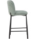 Tabouret de bar HIZY - Toile piquée Pastel Mint