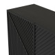 Buffet TATAOUI - Full Black à façades sculptées - 150 cm
