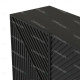 Buffet TATAOUI - Full Black à façades sculptées - 150 cm