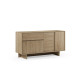 Buffet TOSCA - Chêne miel naturel - 3 portes 1 tiroir - 146 cm
