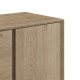 Buffet TOSCA - Chêne miel naturel - 3 portes 1 tiroir - 146 cm
