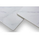 Duo de tables basses LUMA - Pierre marbrée Blanche