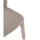 Chaise PALMA - Toile piquée - Crème