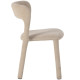 Chaise PALMA - Toile piquée - Crème