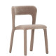 Chaise PALMA - Toile piquée - Taupe
