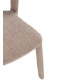 Chaise PALMA - Toile piquée - Taupe