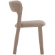 Chaise PALMA - Toile piquée - Taupe