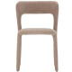 Chaise PALMA - Toile piquée - Taupe