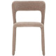 Chaise PALMA - Toile piquée - Taupe