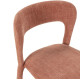 Chaise PALMA - Toile piquée - Terracotta