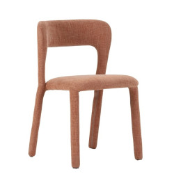 Chaise PALMA - Toile piquée - Terracotta