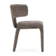Chaise SOLENE - Toile chenille - Taupe