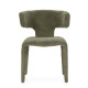 Chaise SOLENE - Toile chenille - Olive