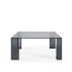 Table basse SABLY - Verre fumé