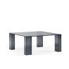 Table basse SABLY - Verre fumé