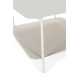 Table basse carrée OLEA - Crème - 70 cm