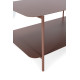 Table basse rectangulaire OLEA - Burgundy - 90 cm