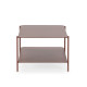 Table basse rectangulaire OLEA - Burgundy - 90 cm