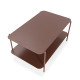 Table basse rectangulaire OLEA - Burgundy - 90 cm