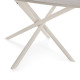 Table basse RIVIANO - Travertine & Cream - 80 cm