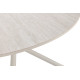 Table basse RIVIANO - Travertine & Cream - 80 cm