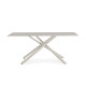 Table à manger RIVIANA - Travertine & Cream - 180 cm