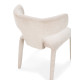 Chaise SOLENE - Toile chenille - Crème