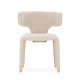 Chaise SOLENE - Toile chenille - Crème