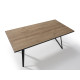 Table à manger MARINELLA - Finition Noyer - 160 cm