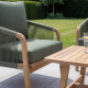 Ensemble 4 pièces outdoor RIVIERA ( 2 + 1 + 1 + table basse)
