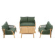 Ensemble 4 pièces outdoor RIVIERA ( 2 + 1 + 1 + table basse)