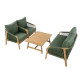 Ensemble 4 pièces outdoor RIVIERA ( 2 + 1 + 1 + table basse)