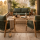Ensemble 4 pièces outdoor RIVIERA ( 2 + 1 + 1 + table basse)