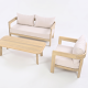 Ensemble 4 pièces outdoor AMALFI ( 2 + 1 + 1 + table basse)