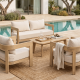 Ensemble 4 pièces outdoor AMALFI ( 2 + 1 + 1 + table basse)