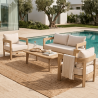 Ensemble 4 pièces outdoor AMALFI ( 2 + 1 + 1 + table basse)