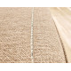 Canapé d'angle ALTASSINA - Toile piquée Taupe