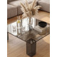 Table basse SABLY - Verre fumé
