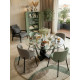 Chaise HIZY - Toile piquée Pastel Corail