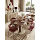 Table à manger SUAVE - Terracotta - 220 cm