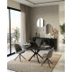 Chaise pivotante ZUKA - Toile grise